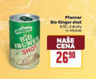PFANNER BIO GINGER SHOT