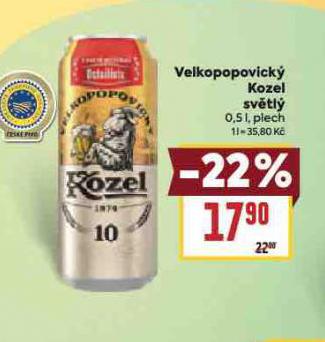 PIVO VELKOPOPOVICK KOZEL 10