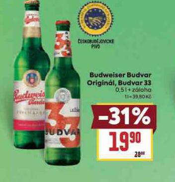 PIVO BUDVAR 33