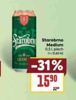 PIVO STAROBRNO MEDIUM