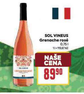 SOL VINEUS GRENACHE ROS