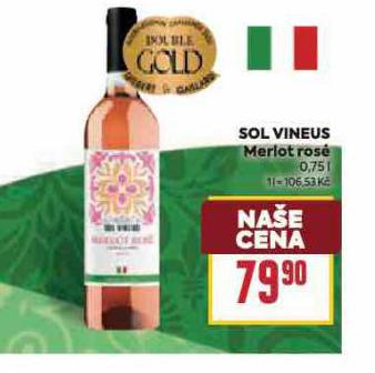 SOL VINEUS MERLOT ROSE