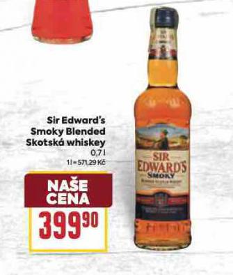 SIR EDWARDS SMOKY BLENDED SKOTSK WHISKY