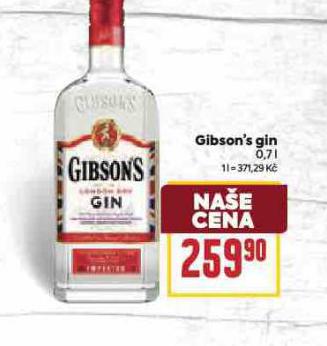 GIBSONS GIN