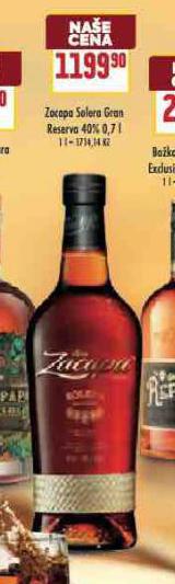 ZACAPA SOLERA GRAN RESERVA