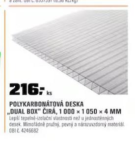 POLYKARBONTOV DESKA