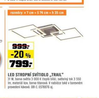 LED STROPN SVTIDLO