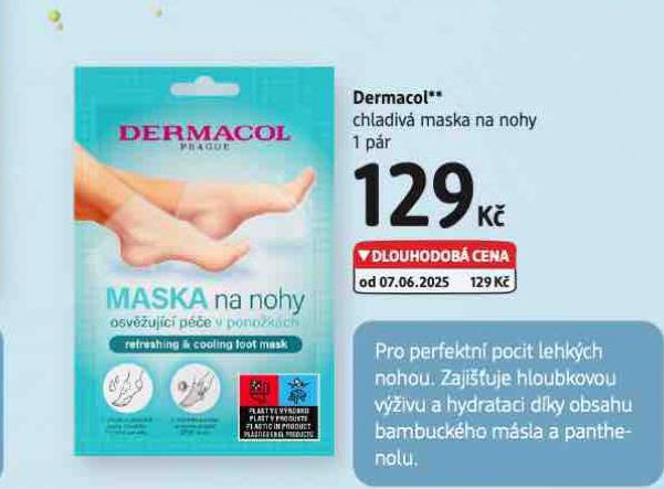 DERMACOL CHLADIV MASKA NA NOHY