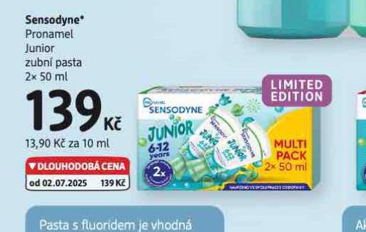 SENSODYNE JUNIOR ZUBN PASTA