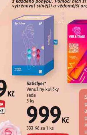 SATISFYER VENUINY KULIKY SADA