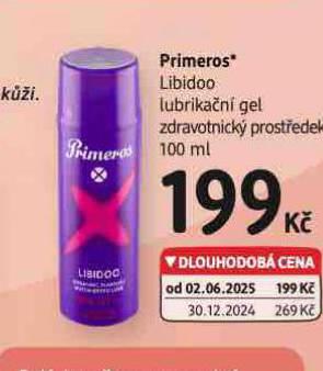 PRIMEROS LUBRIKAN GEL