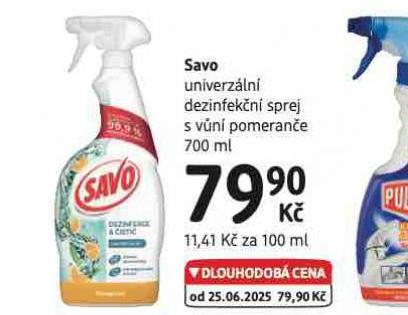 SAVO UNIVERZLN DEZINFEKN SPREJ