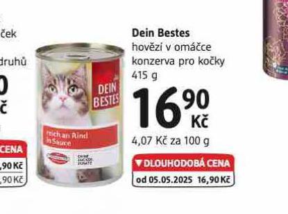 DEIN BESTES HOVZ V OMCE KONZERVA PRO KOKY