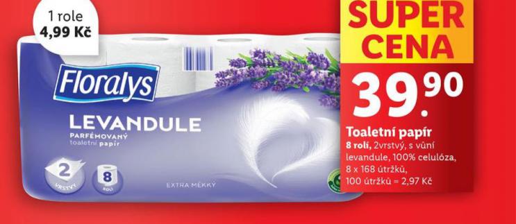 FLORALYS TOALETN PAPR
