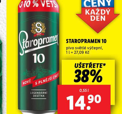 PIVO STAROPRAMEN 10