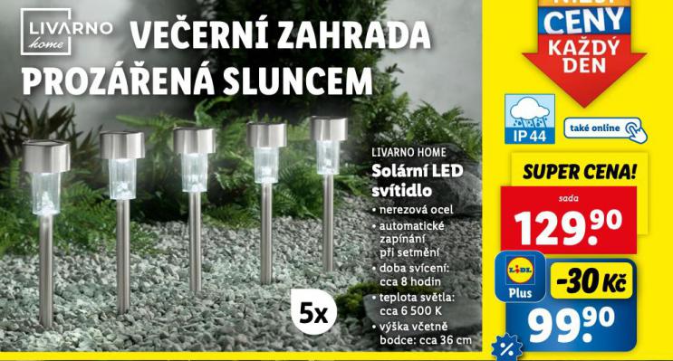 SOLRN LED SVTIDLO