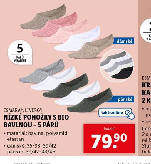 NZK PONOKY S BIO BAVLNOU