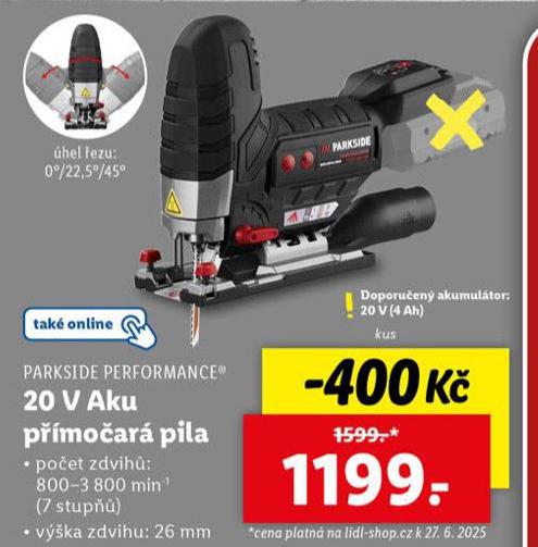 20 V AKU PMOAR PILA