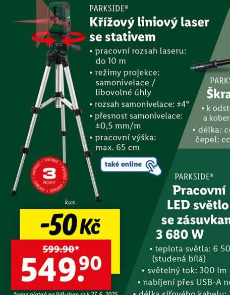 K͎OV LINIOV LASER SE STATIVEM