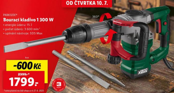 BOURAC KLADIVO 1300 W