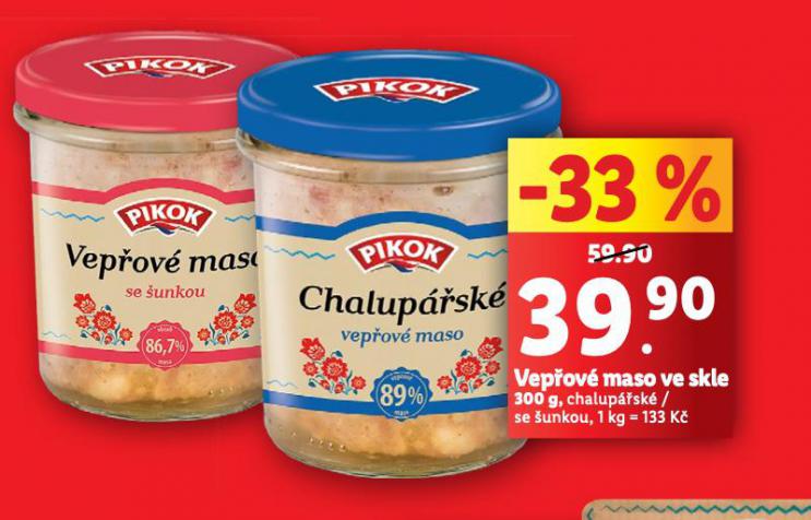 VEPOV MASO VE SKLE
