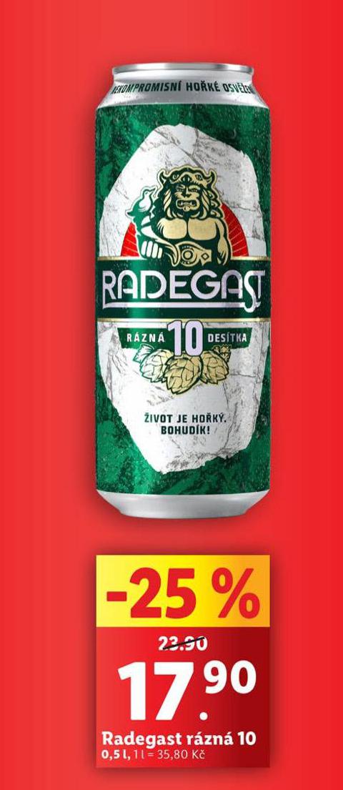 PIVO RADEGAST RZN 10