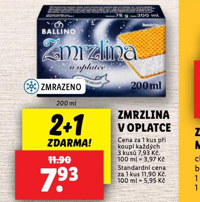 ZMRZLINA V OPLATCE
