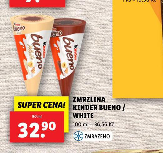 ZMRZLINA KINDER BUENO / WHITE