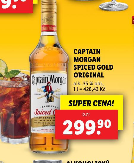 CAPTAIN MORGAN SPICED GOLD ORIGINAL
