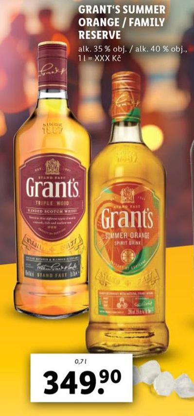 GRANTS SUMMER ORANGE / FAMILY RESERVE