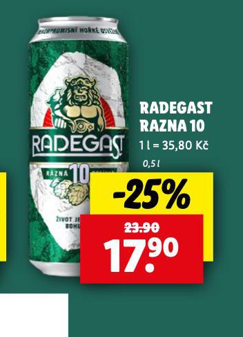 PIVO RADEGAST RZN 10