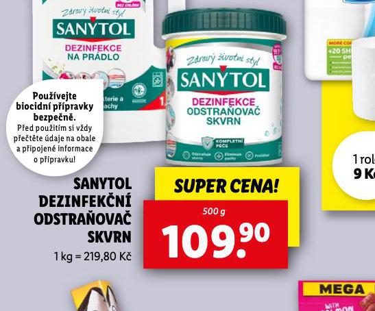 SANYTOL DEZINFEKN ODSTRAOVA SKVRN