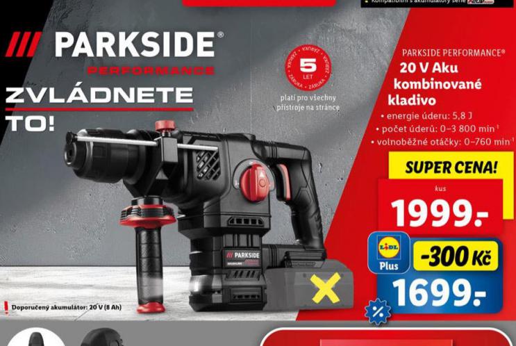 20 V AKU KOMBINOVAN KLADIVO