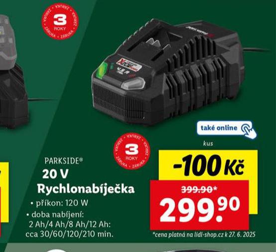 20 V RYCHLONABJEKA