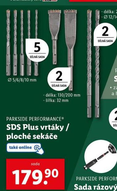 SDS PLUS VRTKY / PLOCH SEKE