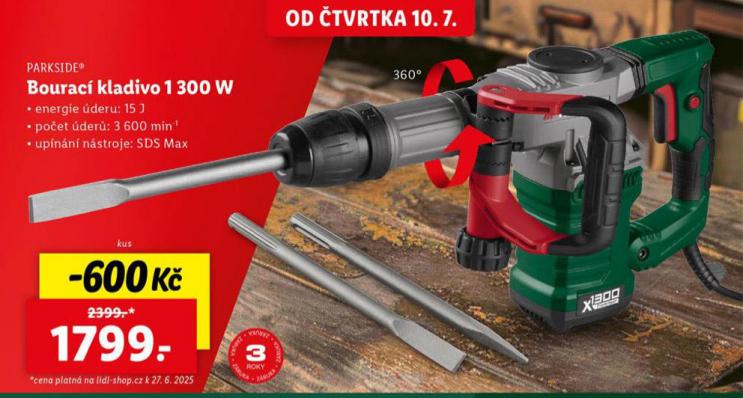 BOURAC KLADIVO 1300 W