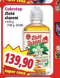 CUKRSTOP ZLAT SLAZEN