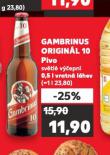 PIVO GAMBRINUS ORIGINÁL 10