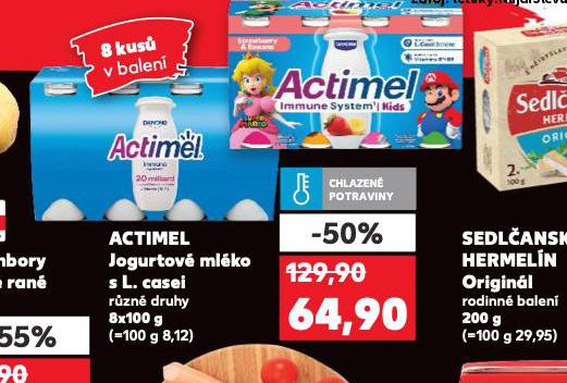ACTIMEL JOGURTOV MLKO S L. CASEI