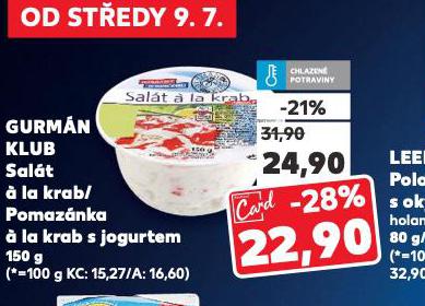 POMAZNKA  LA KRAB S JOGURTEM
