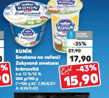 KUNN SMETANA NA VAEN