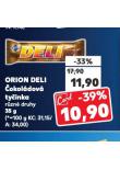 ORION DELI ČOKOLÁDOVÁ TYČINKA