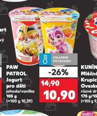PAW PATROL JOGURT PRO DTI