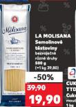 LA MOLISANA SEMOLINOVÉ TĚSTOVINY