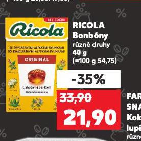 RICOLA BONBONY