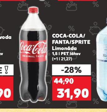 COCA COLA, FANTA, SPRITE