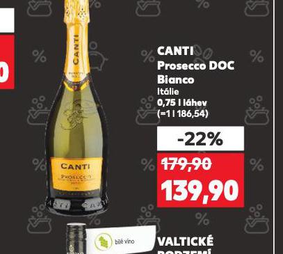 CANTI PROSECCO DOC BIANCO