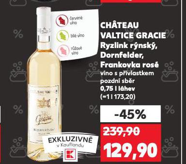 CHATEUA VALTICE GRACIE RYZLINK RNSK