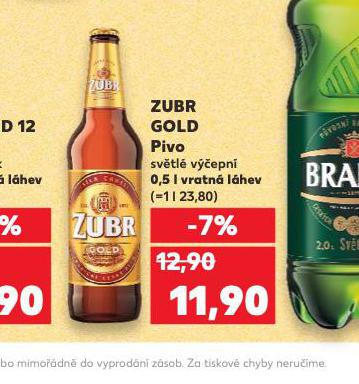 PIVO ZUBR GOLD