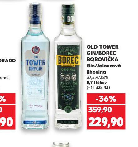 OLD TOWER GIN / BOREC BOROVIKA